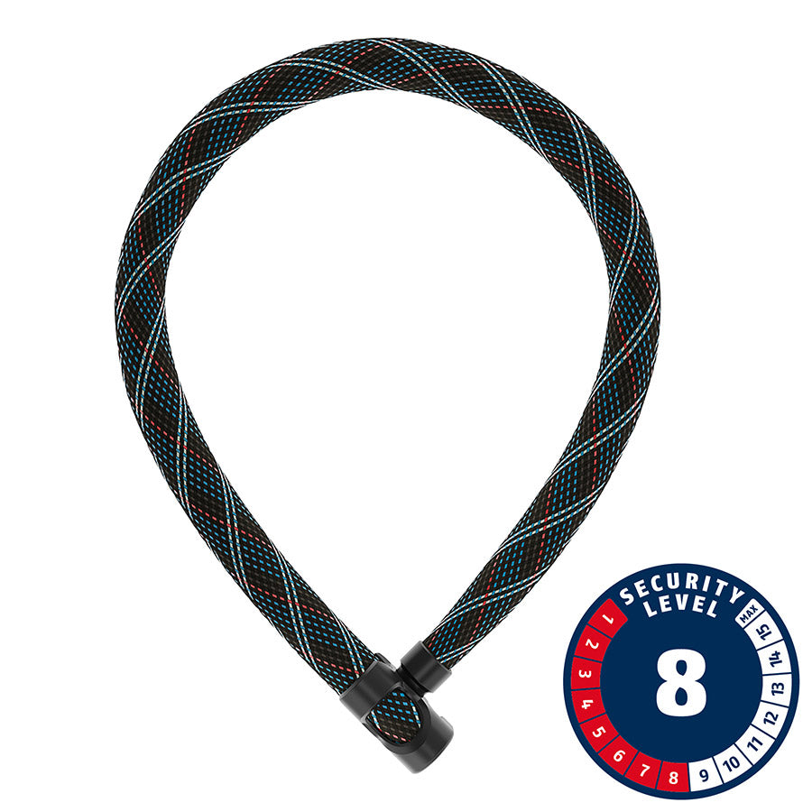 Abus IvyTex 7210 Chain Lock - 85cm Keyed Gray