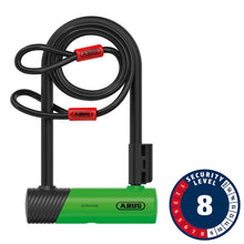 Abus 410K/150HB140 SH Ultra Mini + U-Lock - Green