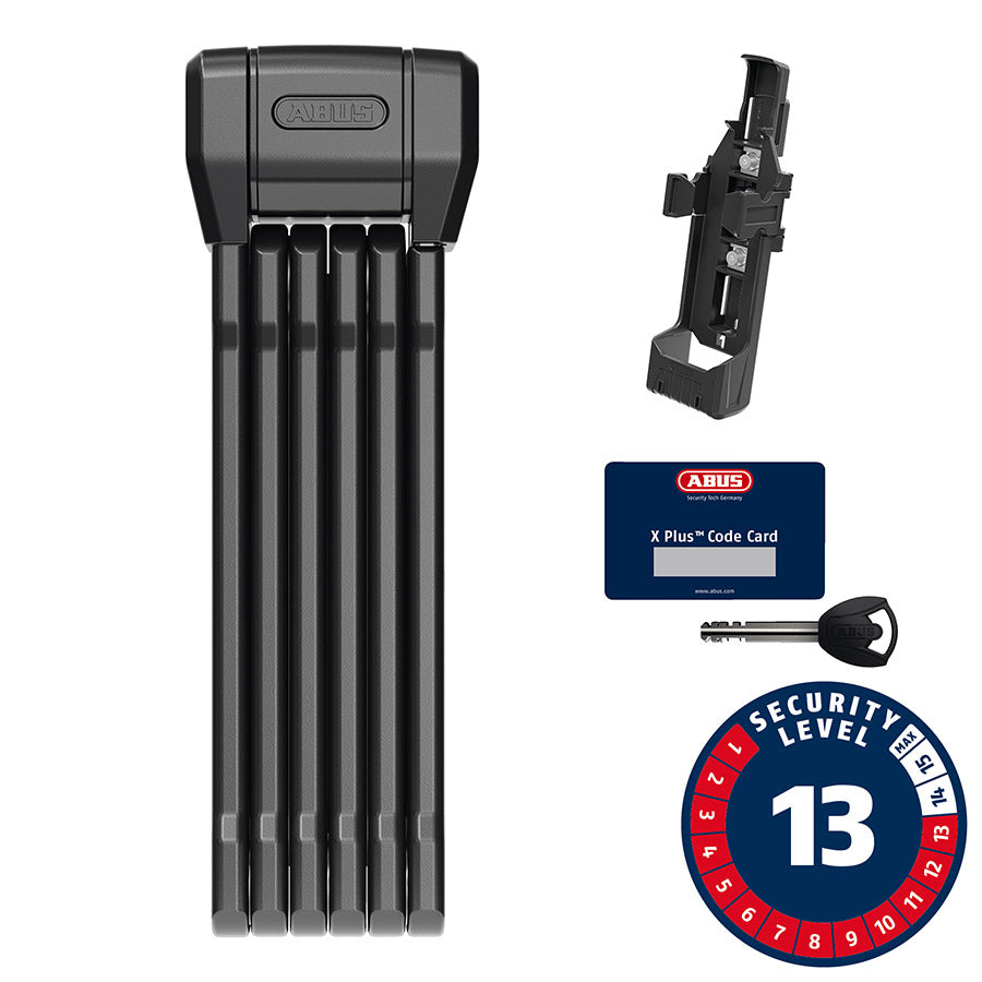 Abus Bordo 6200K/90 SH BK Folding Lock - Black