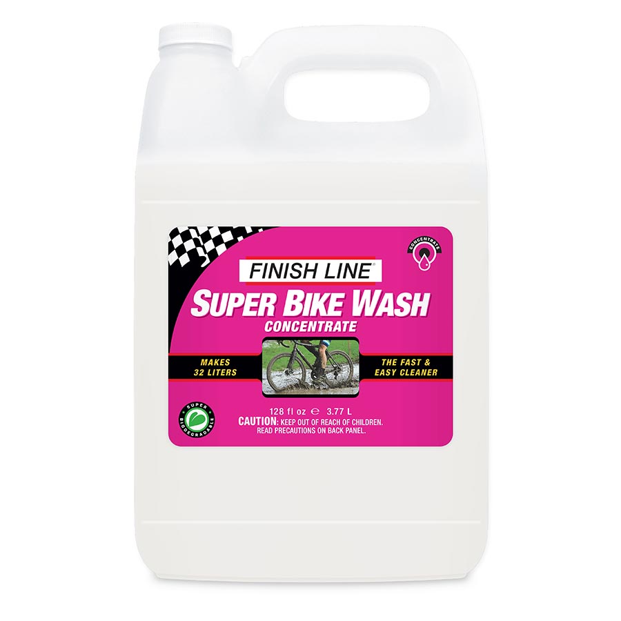 Finish Line Super Bike Wash Cleaner Concentrate - 1 Gallon (Makes 8 Gallons)
