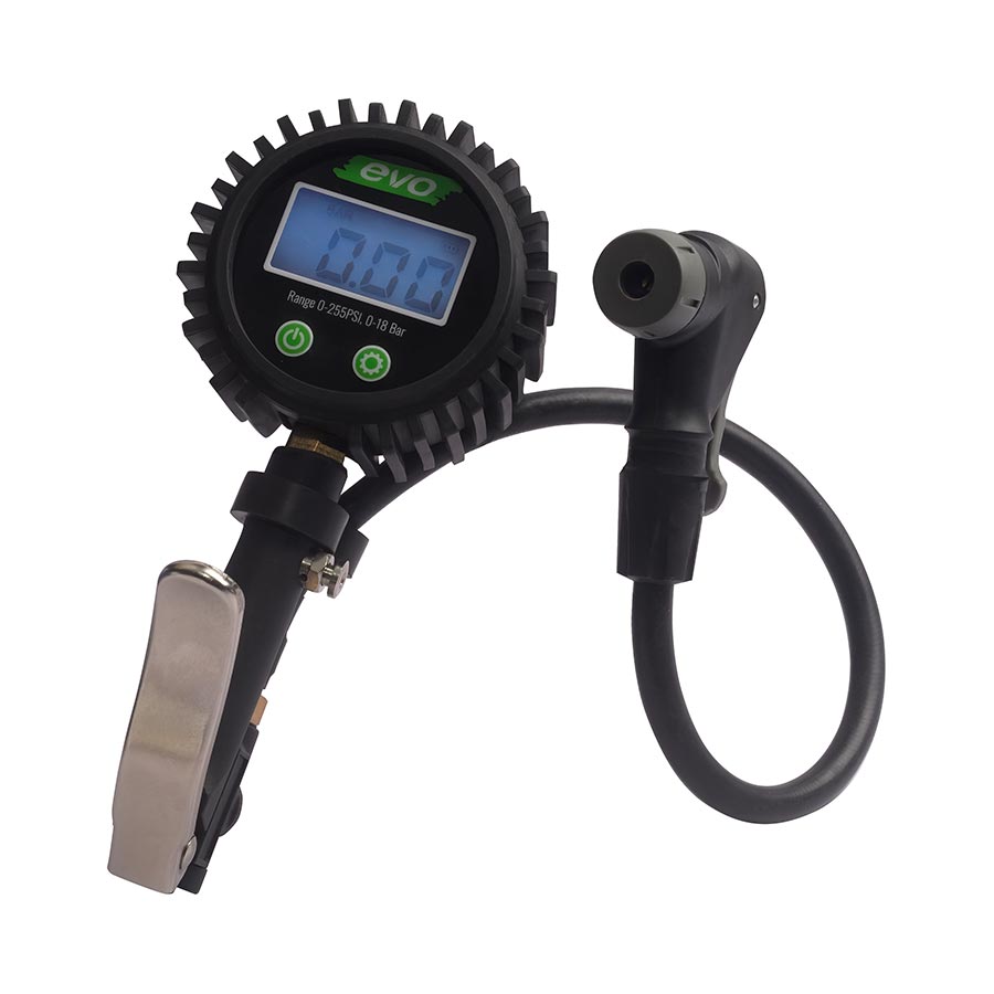 EVO DSI-1 Shop Inflator Pressure Gauge Presta Schrader