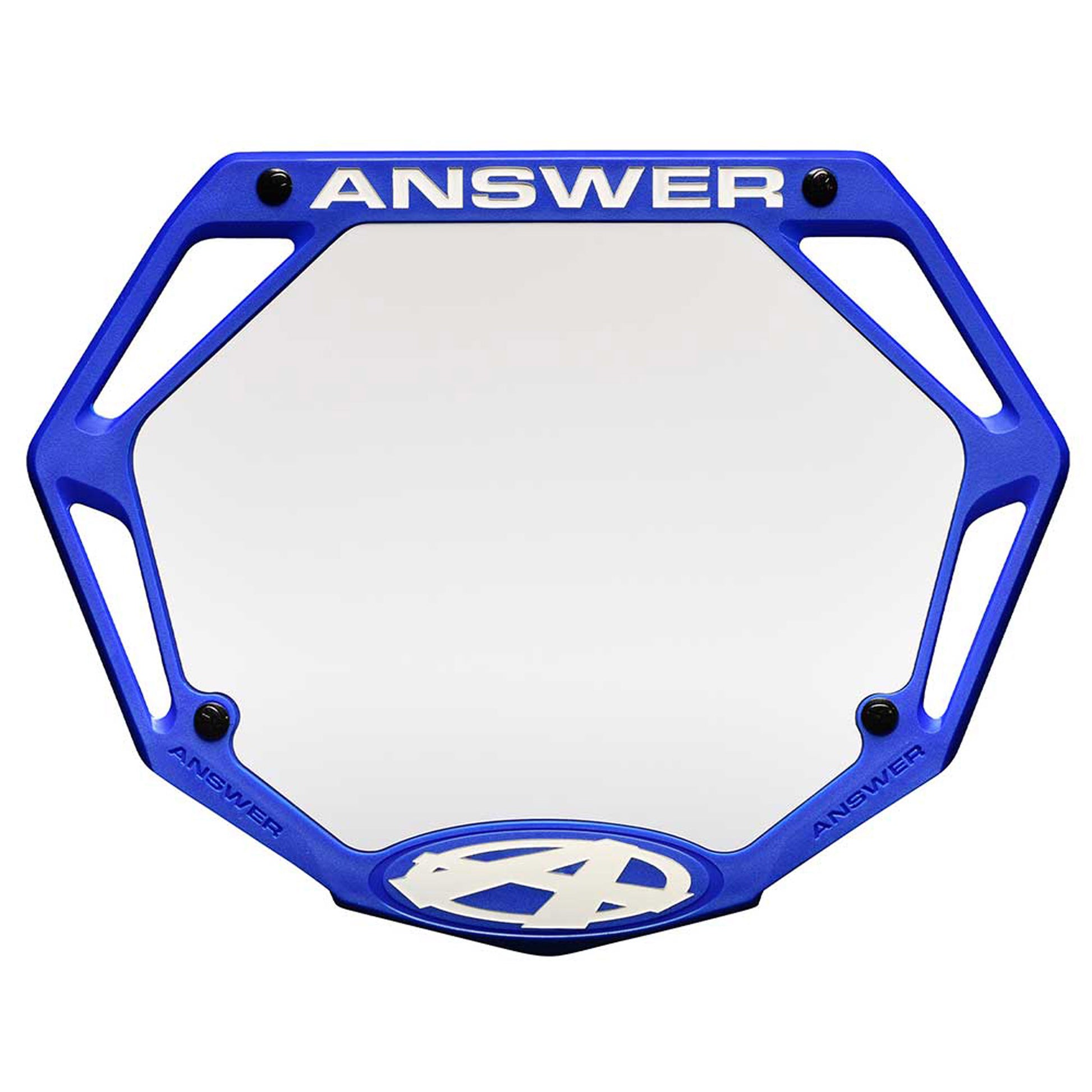 AnswerBMX 3D Number Plate Mini Blue