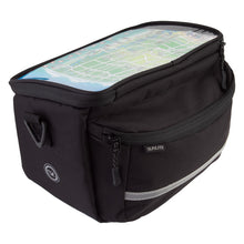 Sunlite Handlebar Map Bag Quick Release 9.8x5.5x7.1` 350 c.i. Black