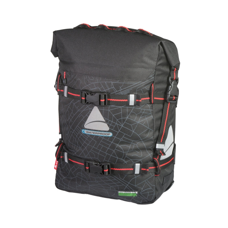 Axiom Monsoon Oceanweave P18+ Pannier Hook-On 18.5x11.25x5.25” 1379 c.i. (Single) Black