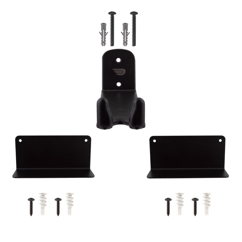 Pure cycles Pitched Single Bike Wall Rack  Black