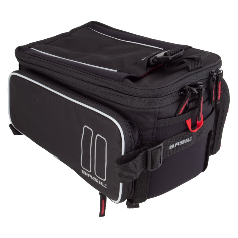 Basil Sport Design Trunk Bag UBS / Straps 14.2x10.6x7` 427 c.i. Black