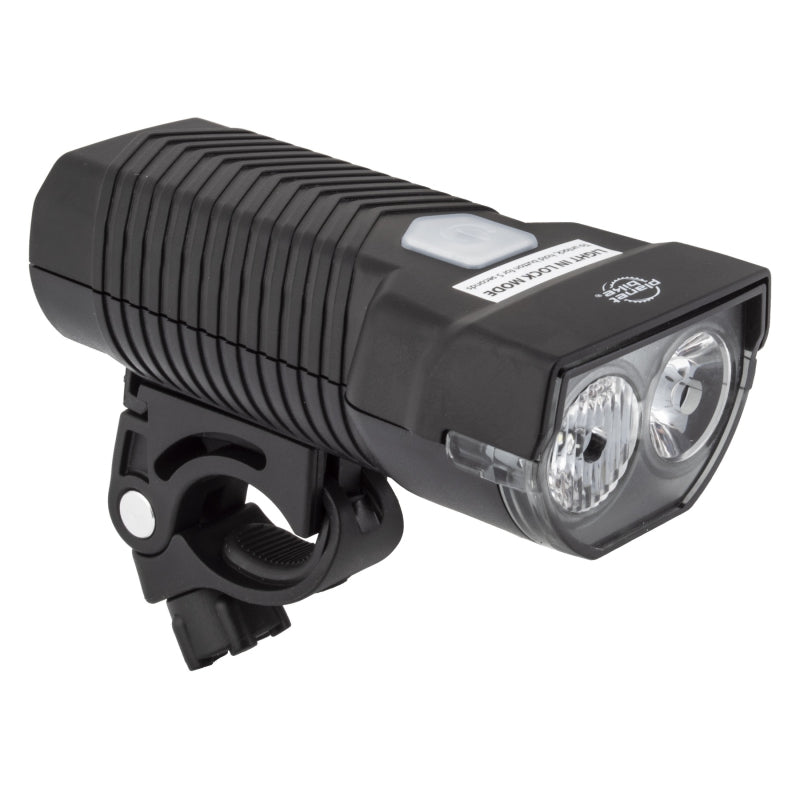 Planet Bike Dual Blaze 1500 Headlight -  Black