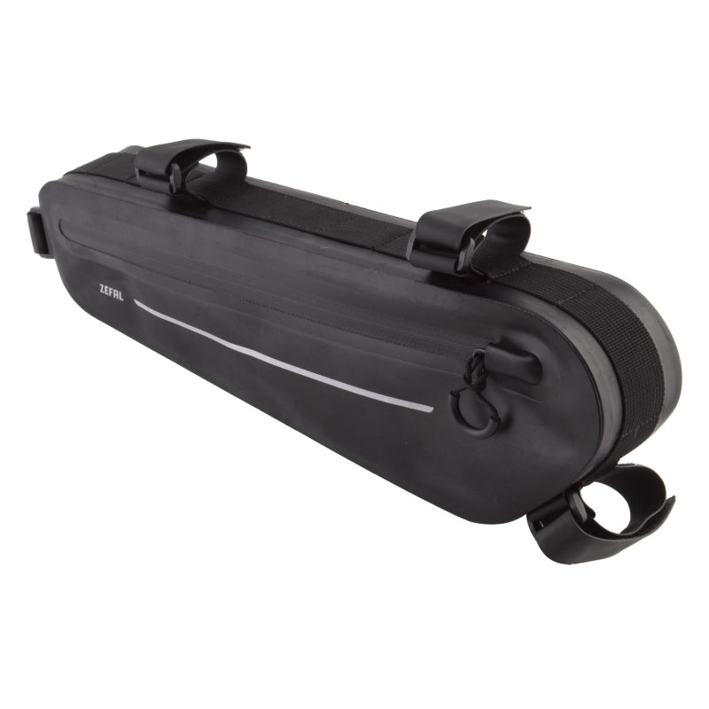 Zefal Z Adventure Frame Bag Velcro Straps 16.9x4.5x2.5` 201 c.i. Black
