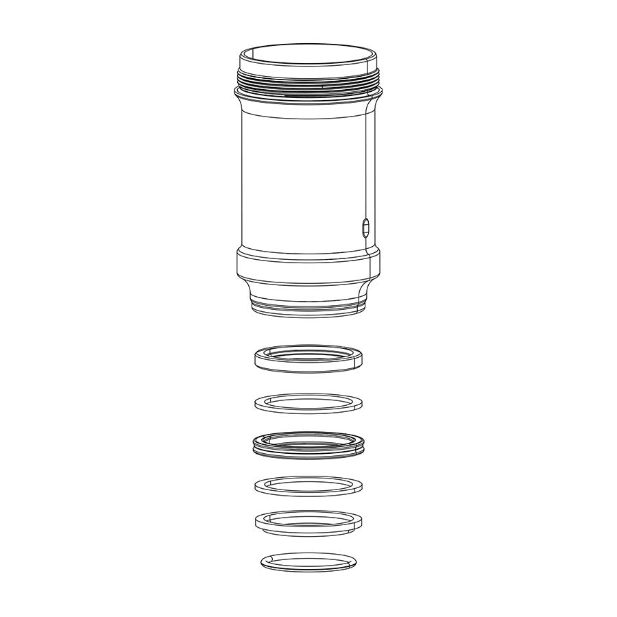 RockShox Monarch B1 C1 D1 Air Can Assembly 152x31 - Monarch B1 (Plus RL XX) C1 (R RT RT3) D1 (RT3)