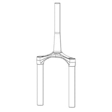 RockShox CSU Bluto Solo Air 26" 51 Offset Aluminum Taper Diffusion Black A1