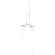 RockShox CSU Reba Solo Air 29" Tapered Aluminum Steerer Diffusion BLK A7 130-150mm