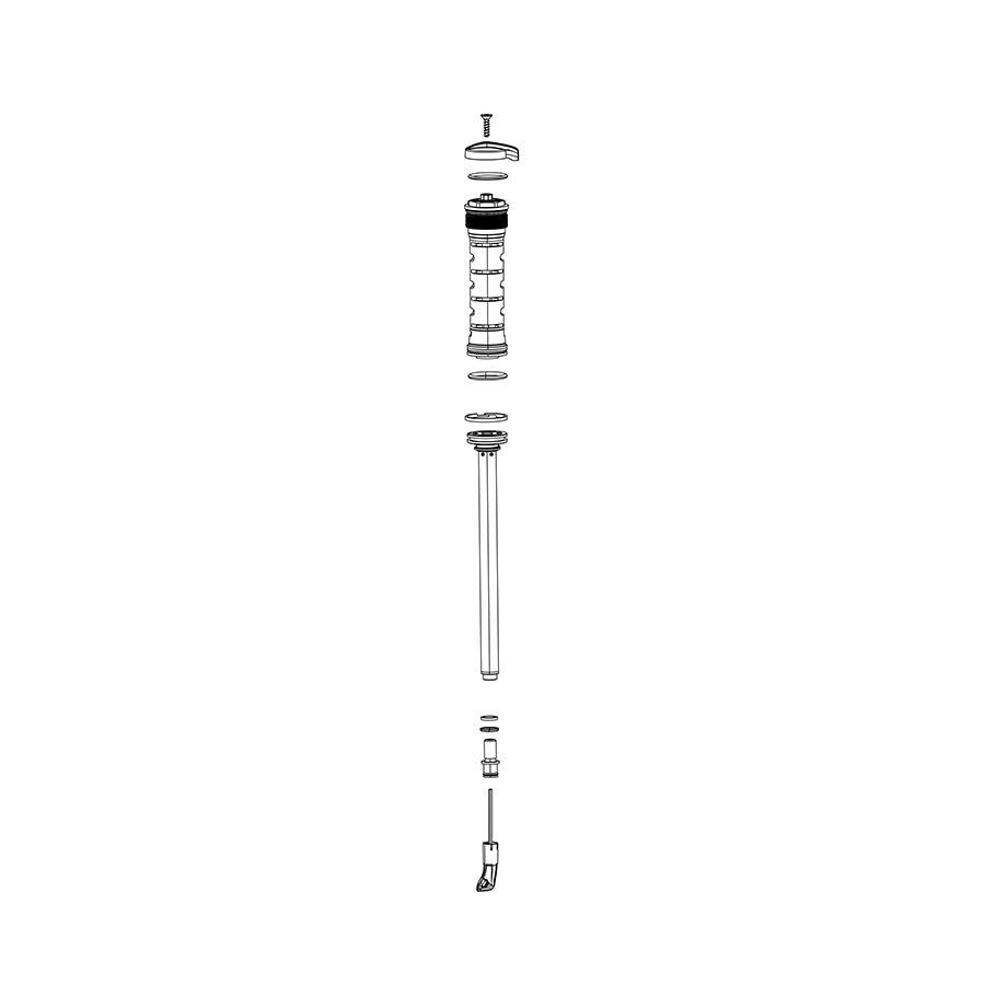 RockShox Fork Damper Assembly - Crown RL 80-120mm Recon Silver RL B1+ 2017-2021/Recon RL A1+ 2018-2021