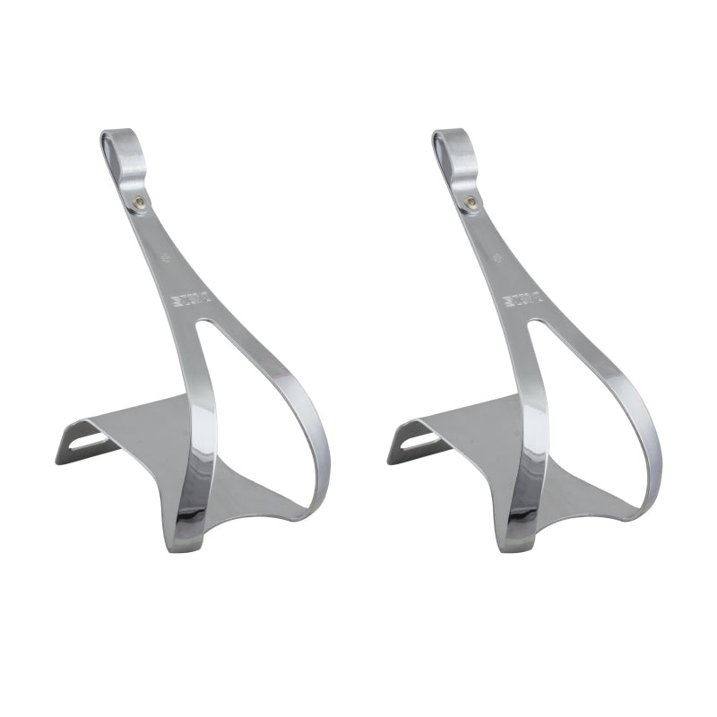 MKS Steel Toe Clips X-Large Chrome