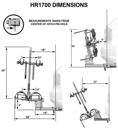 Hollywood RV Rider eBike Rack