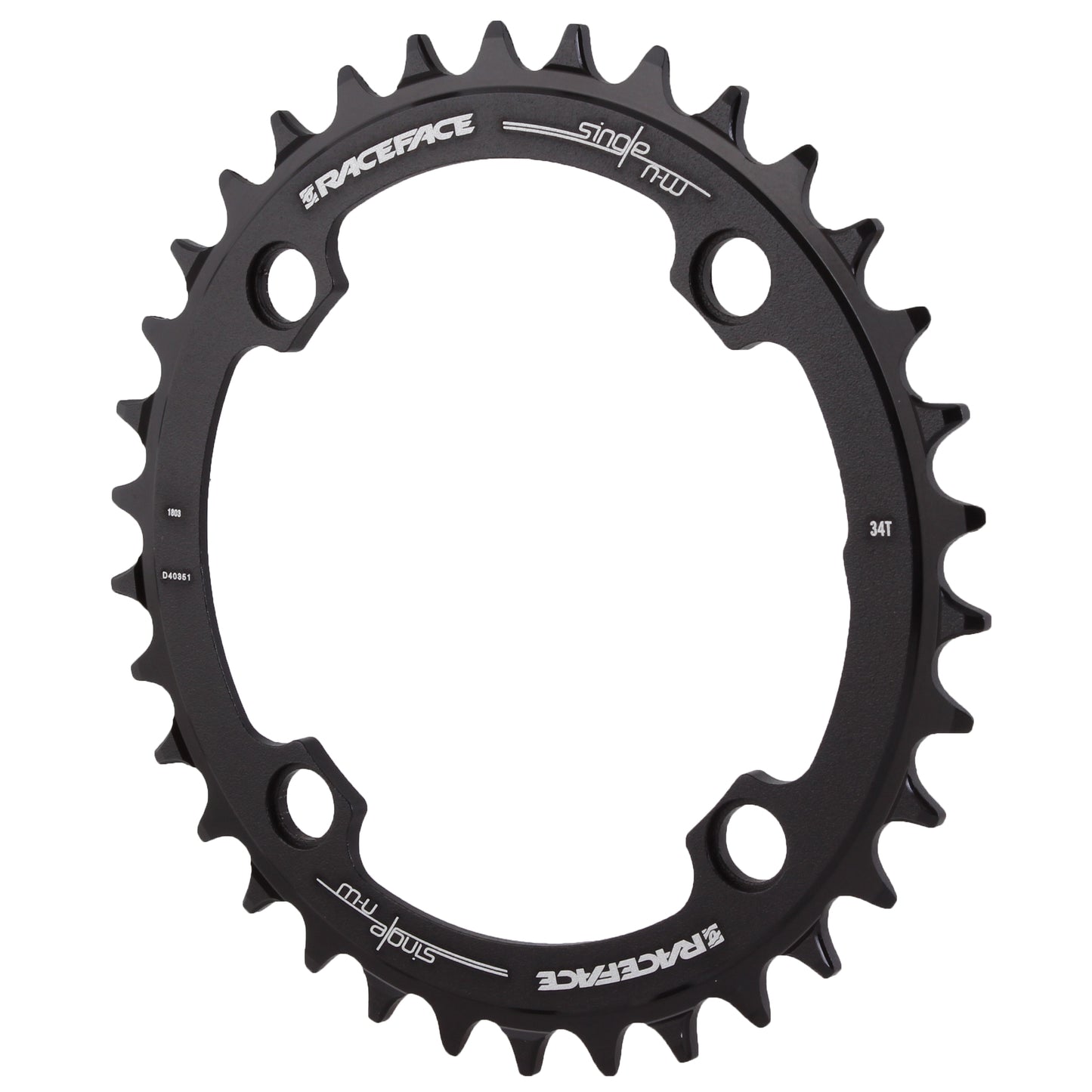 Race Face 104 NW Chainring 104BCD 34T Black