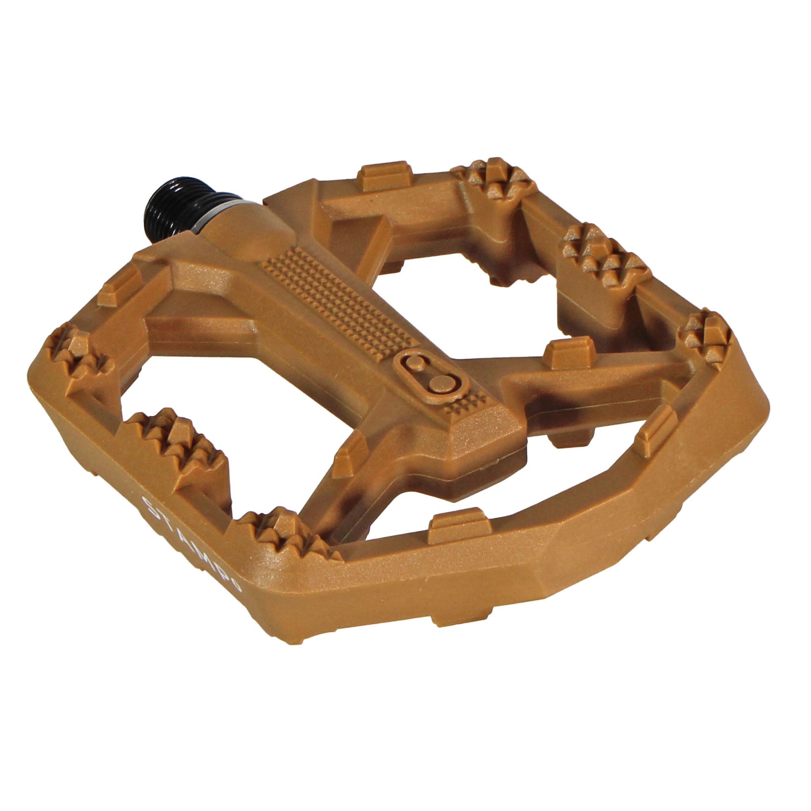 Crankbrothers Stamp 0 Pedals - Platform Composite 9/16" Brown Small