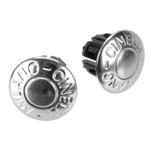 Cinelli Milano Bar End Plugs Metal Silver Pair