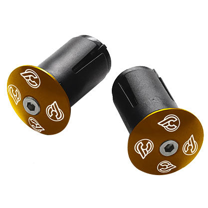 Cinelli Expander Alloy End Plugs Ano Gold Pair