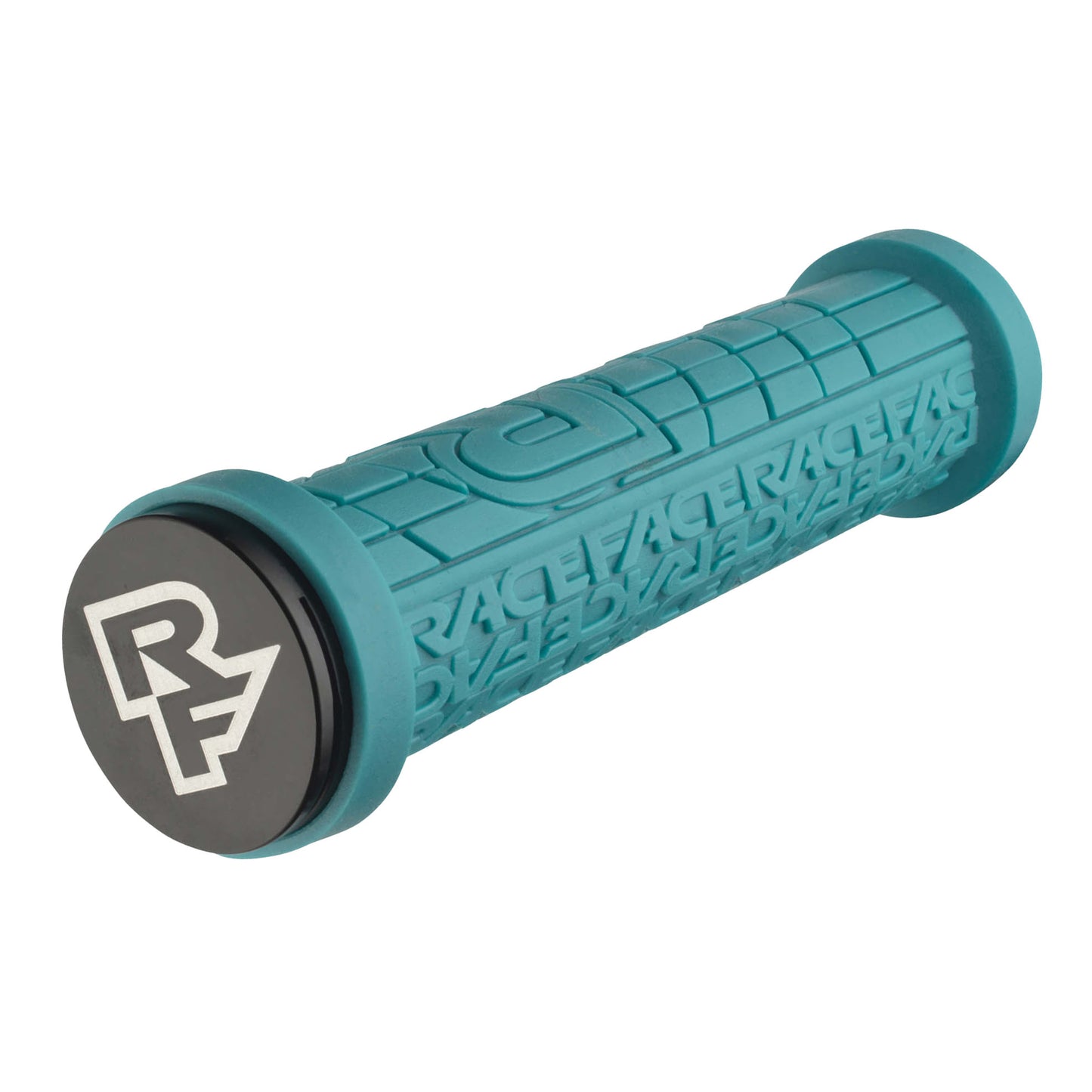 RaceFace Grippler Grips - Turquoise Lock-On 30mm