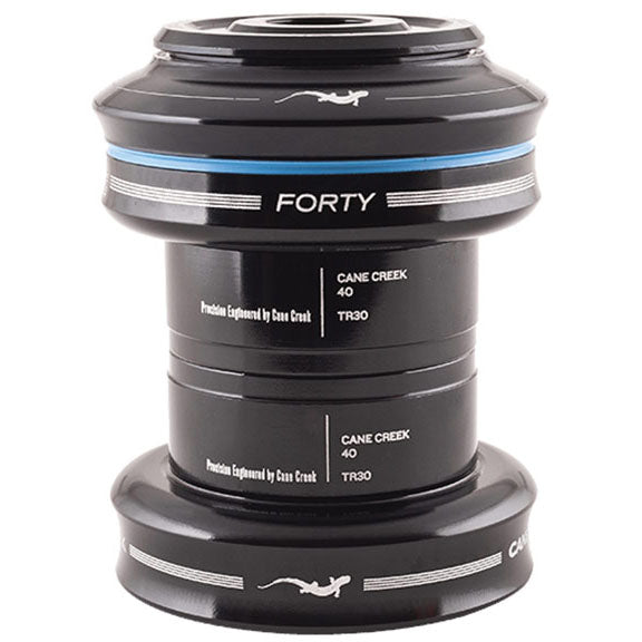 Cane Creek 40 EC30/25.4 / EC30/26 Headset 1" Straight Steerer Black