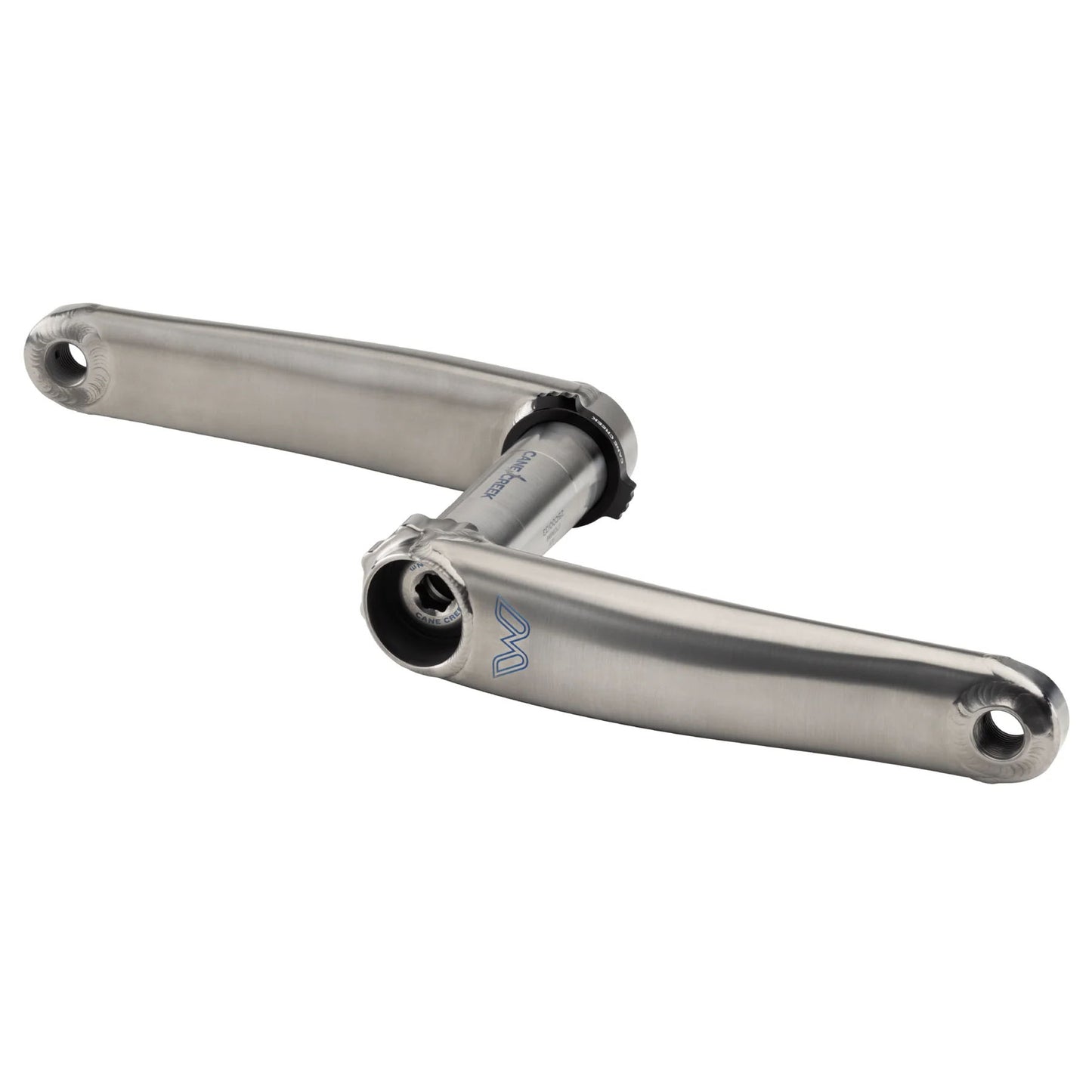 Cane Creek eeWings All-Road Titanium Crankset - 170mm 8-Bolt Direct Mount 30mm Spindle Brushed Titanium