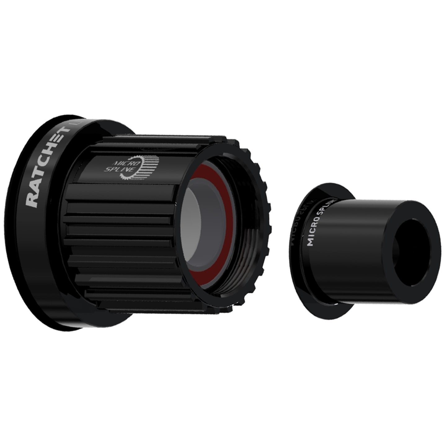 DT Swiss Ratchet LN Freehub Body - Shimano Micro Spline Standard Aluminum Sealed Bearing Kit w/ End Cap 12 x 142/148 mm