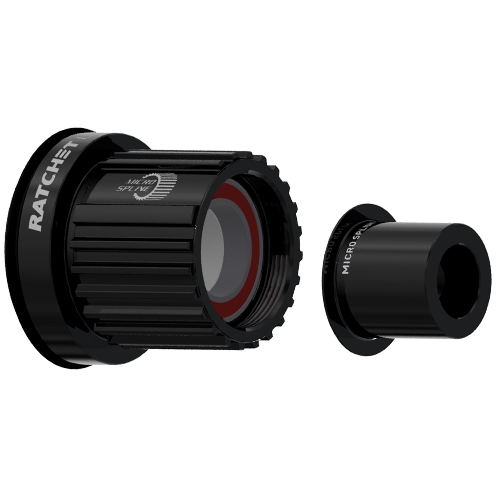 DT Swiss Ratchet LN Freehub Body - Shimano Micro Spline Standard Aluminum Sealed Bearing Kit w/ End Cap 12 x 142/148 mm