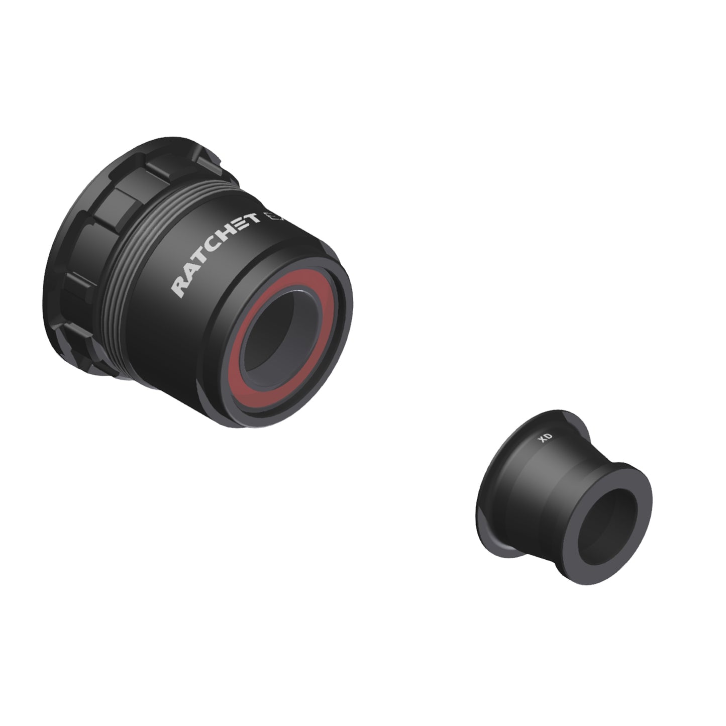 DT Swiss Ratchet EXP Freehub Body - SRAM XD Standard Aluminum Sealed Bearing Kit w/ End Cap 12 x 142/148 mm
