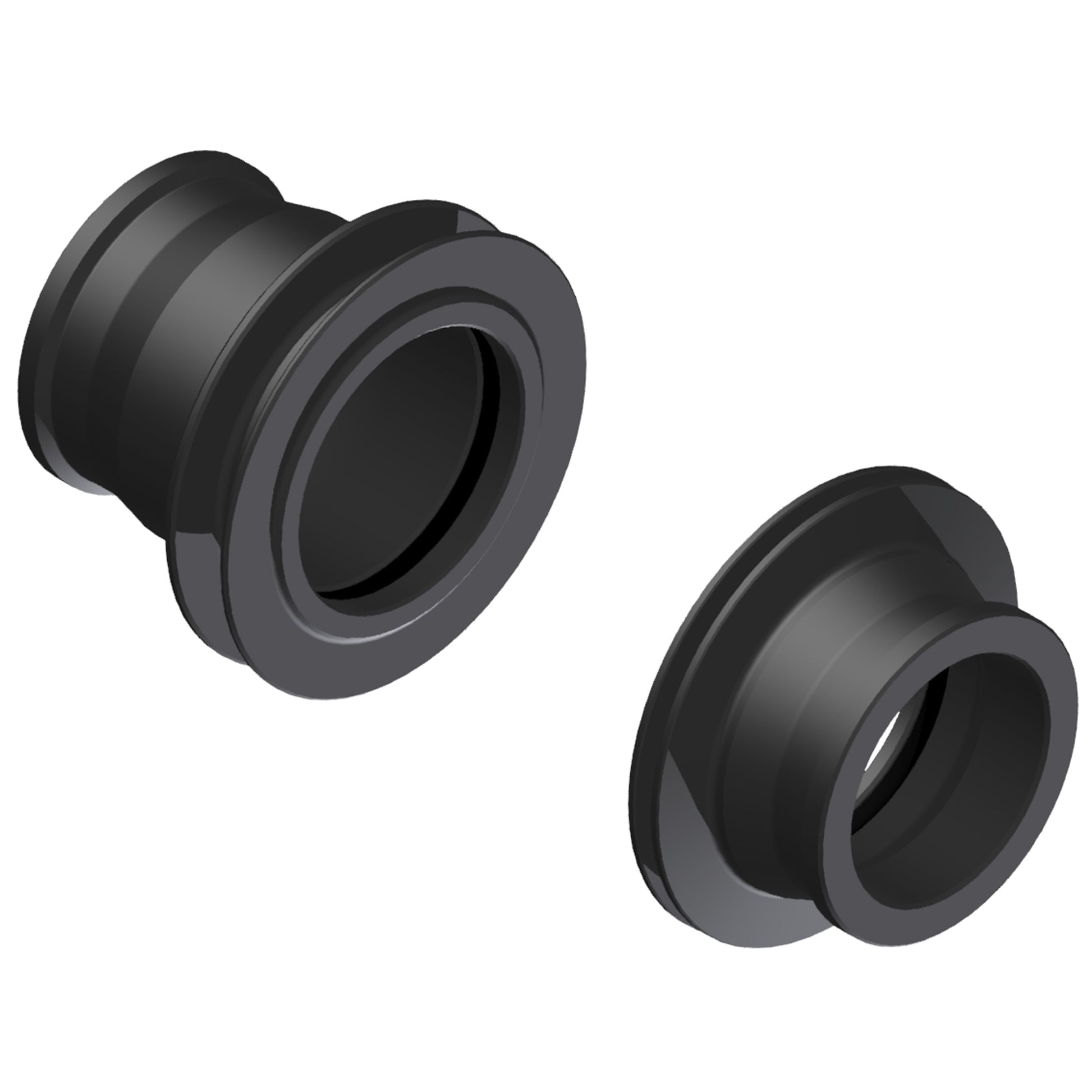 DT Swiss Front Axle Conversion Kit - 15 mm Thru axle Press fit Black