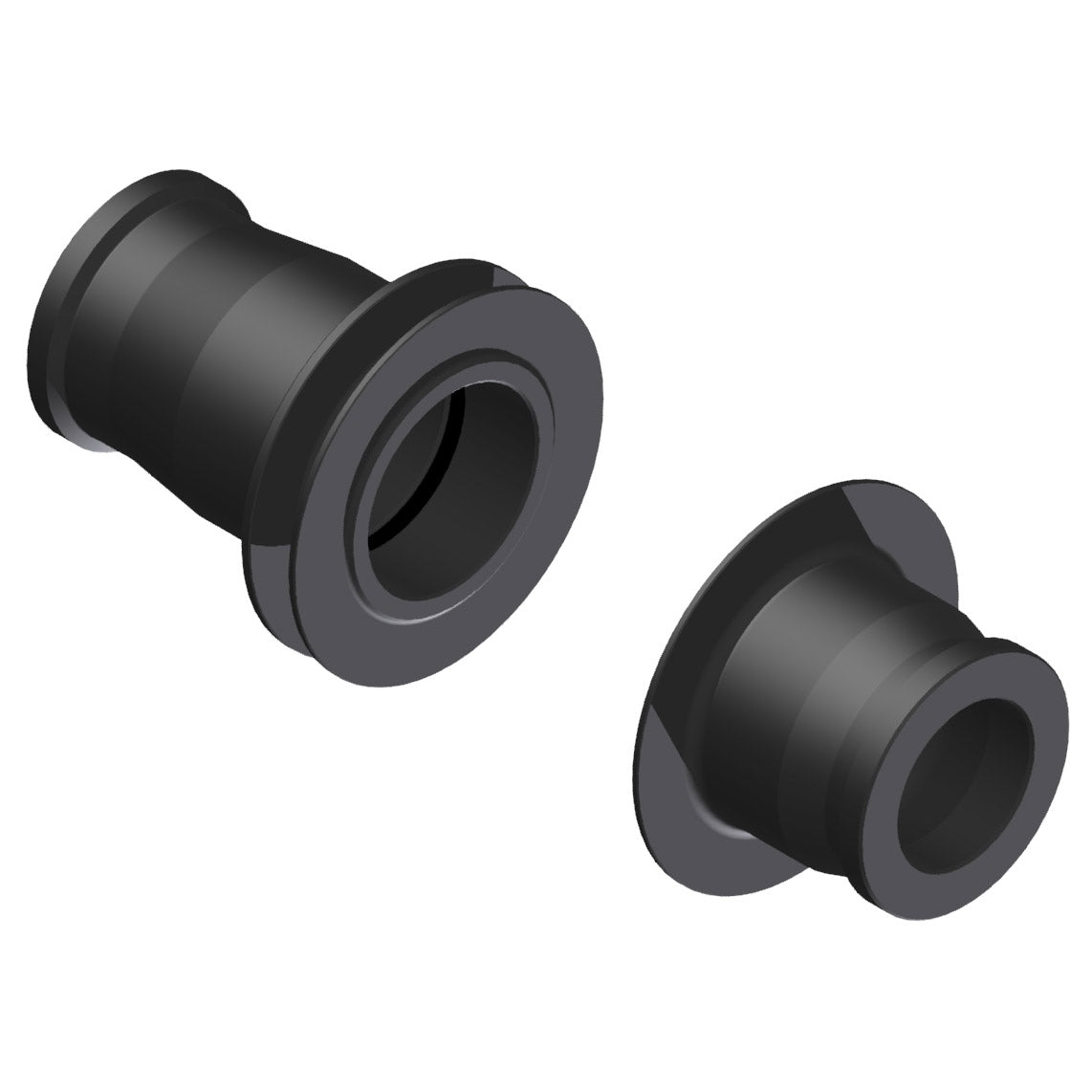 DT Swiss Rear Axle Conversion Kit - 12 mm Thru axle Press fit Shimano MTB BLK