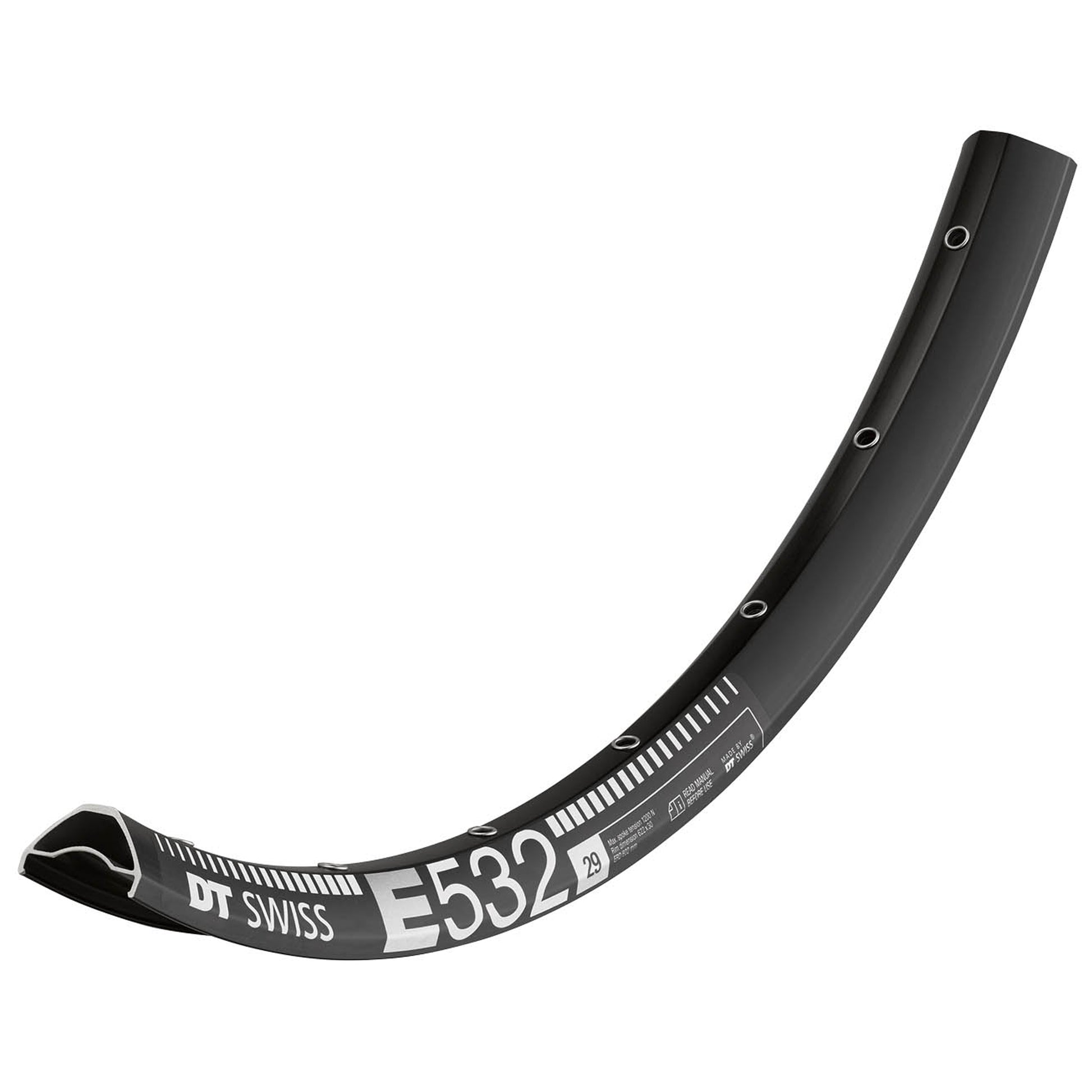 DT Swiss E 532 Rim - 29" Disc Black 28H