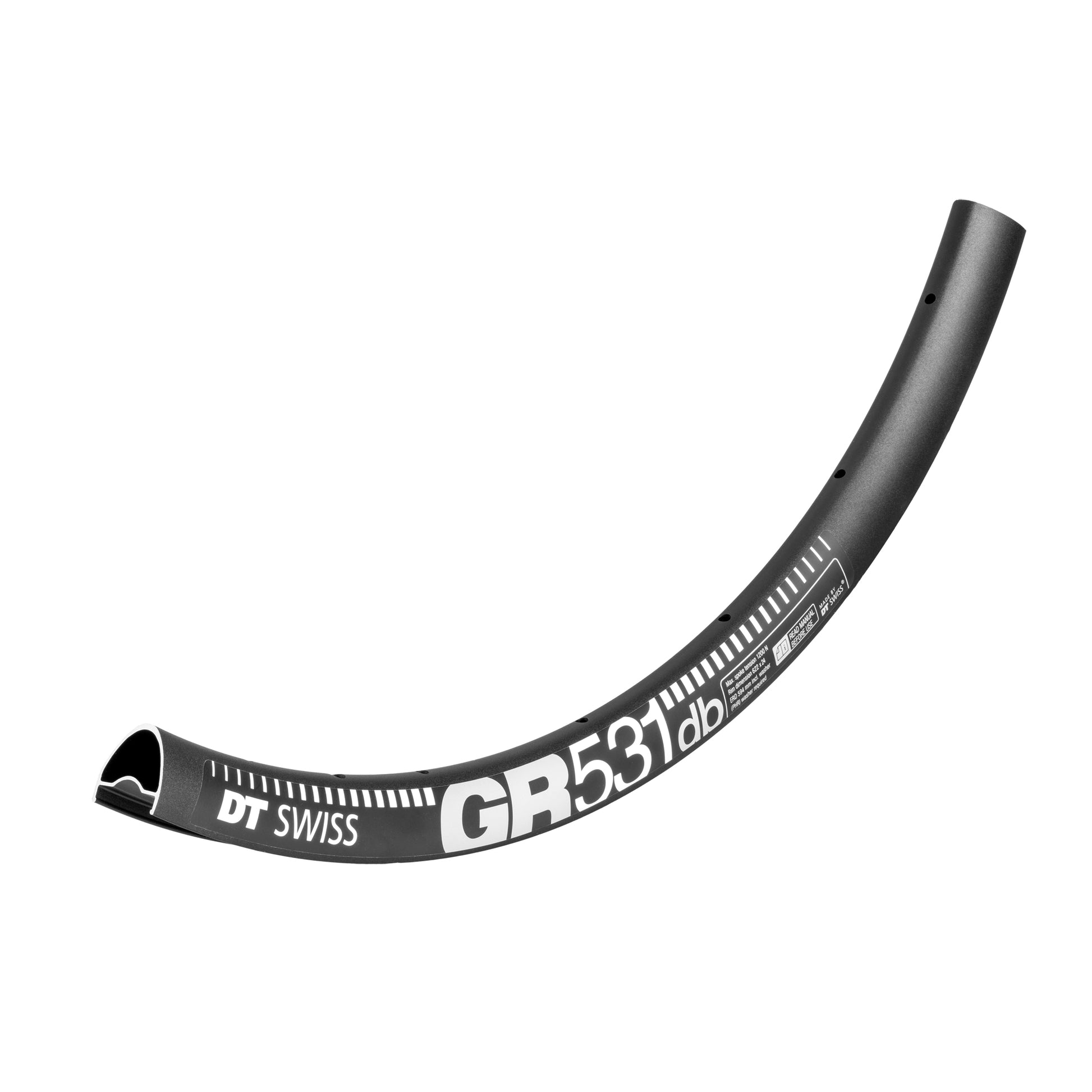 DT Swiss GR 531 Rim - 650b Disc 28h Black