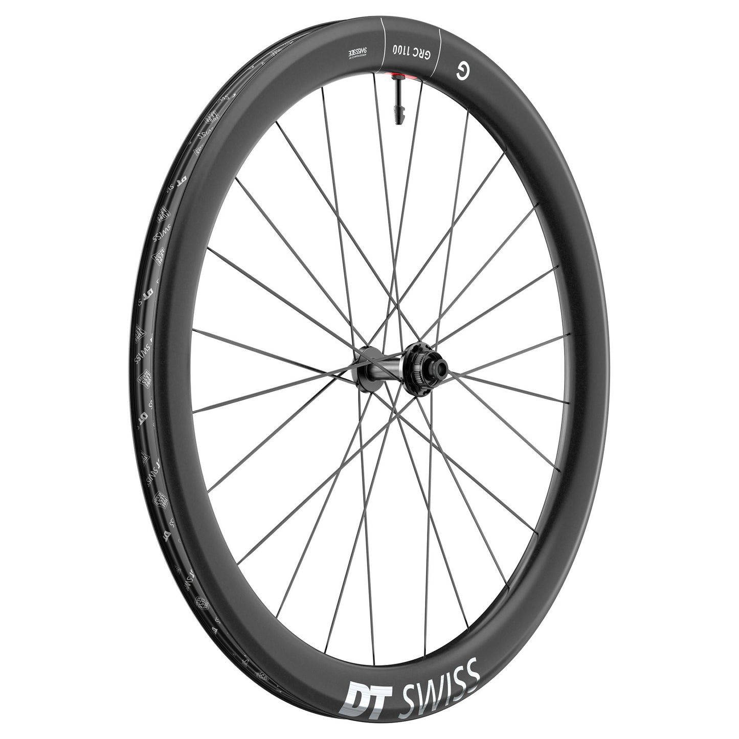 DT Swiss GRC 1100 DICUT 50 Front Wheel - 700c 12 x 100mm Center-Lock Black