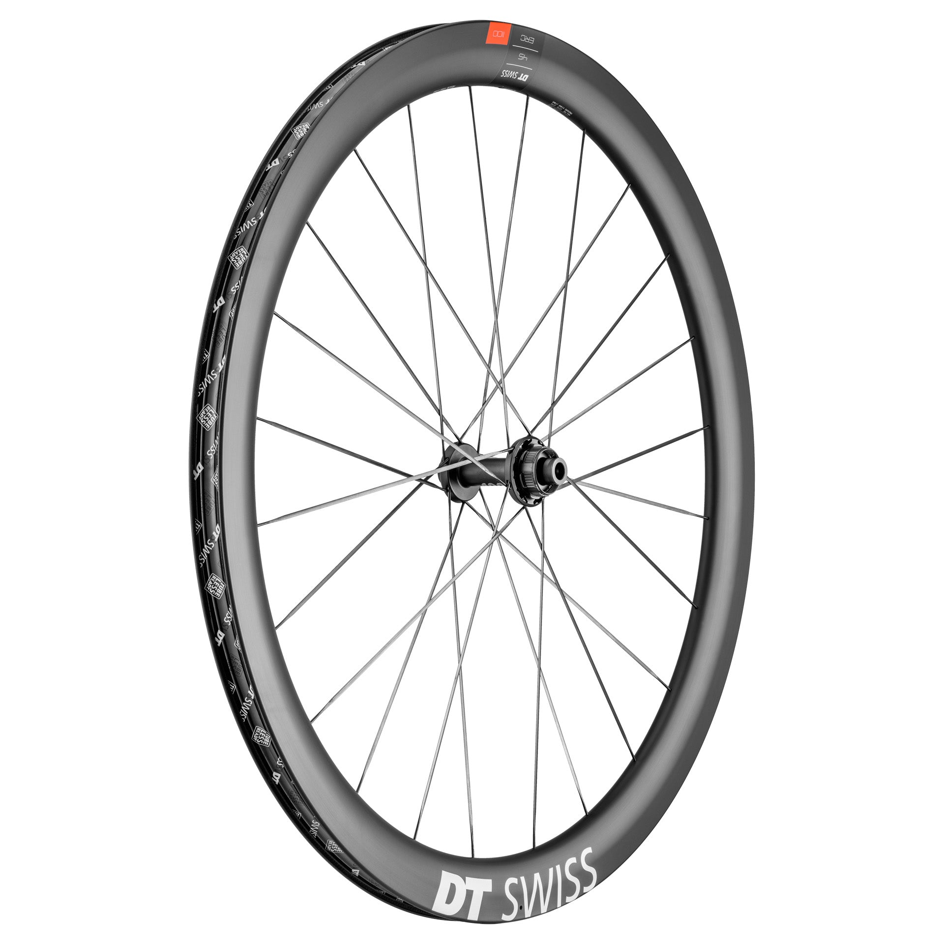 DT Swiss ERC 1100 DiCut 45 Front Wheel - 700c 12 x 100mm Center-Lock Black