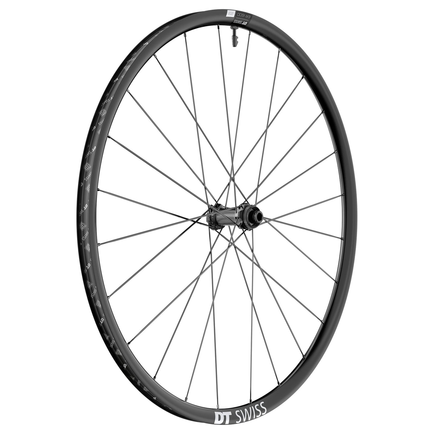 DT Swiss ER 1600 Spline 23 Front Wheel - 700 12 x 100mm Center-Lock Black