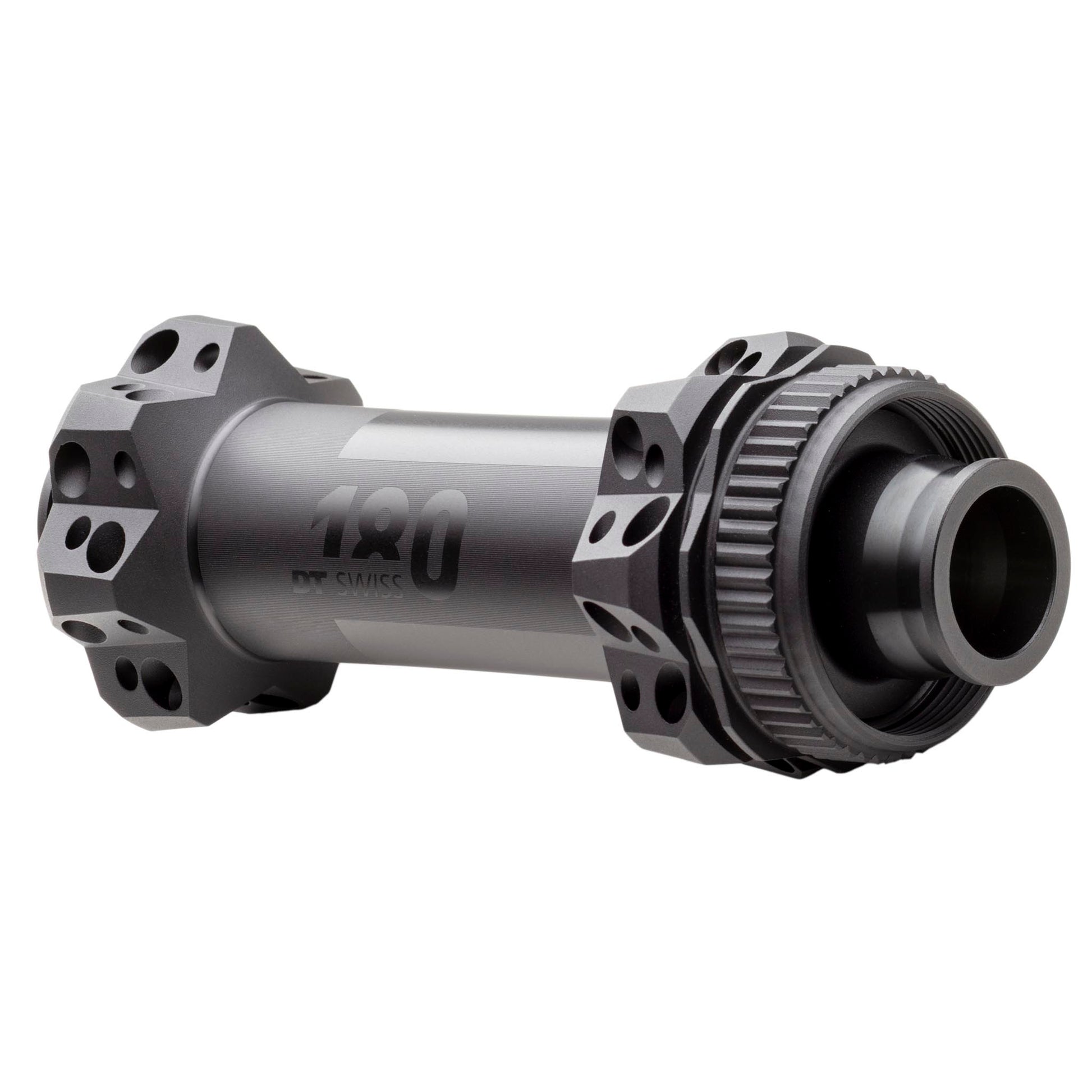 DT Swiss 180 Front Hub - 15 x 110mm Center-Lock Black 28h Straight Pull