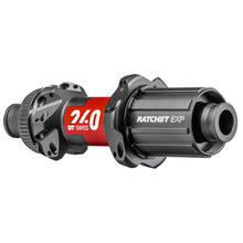 DT Swiss 240 EXP Rear Hub - 12 x 142mm Center-Lock HG 11 Road BLK/Red 24H 36pt Straight Pull