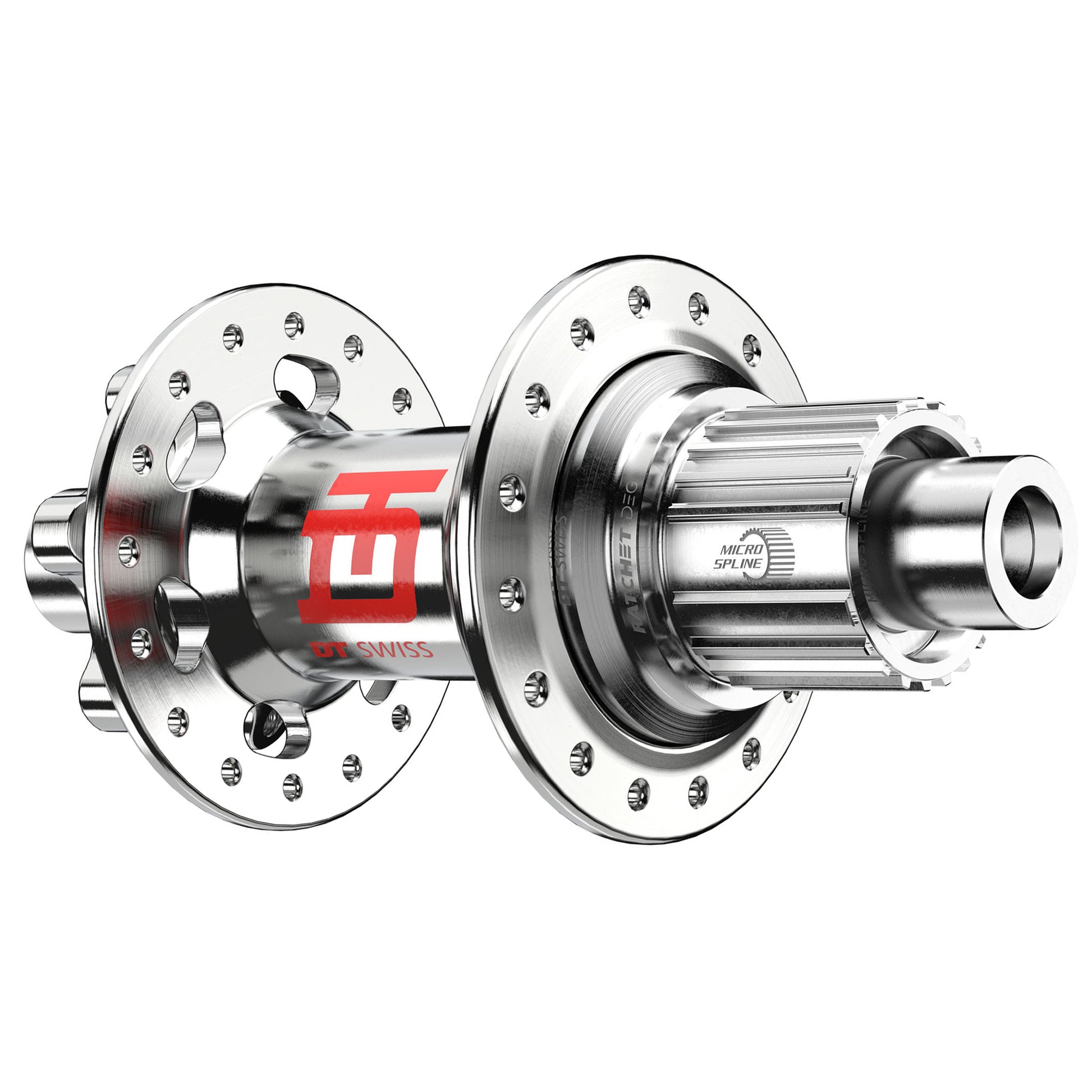 DT Swiss 240 DEG Rear Hub - 12 x 148mm 6-Bolt Micro Spline Silver 32H 90pt 3 Decades