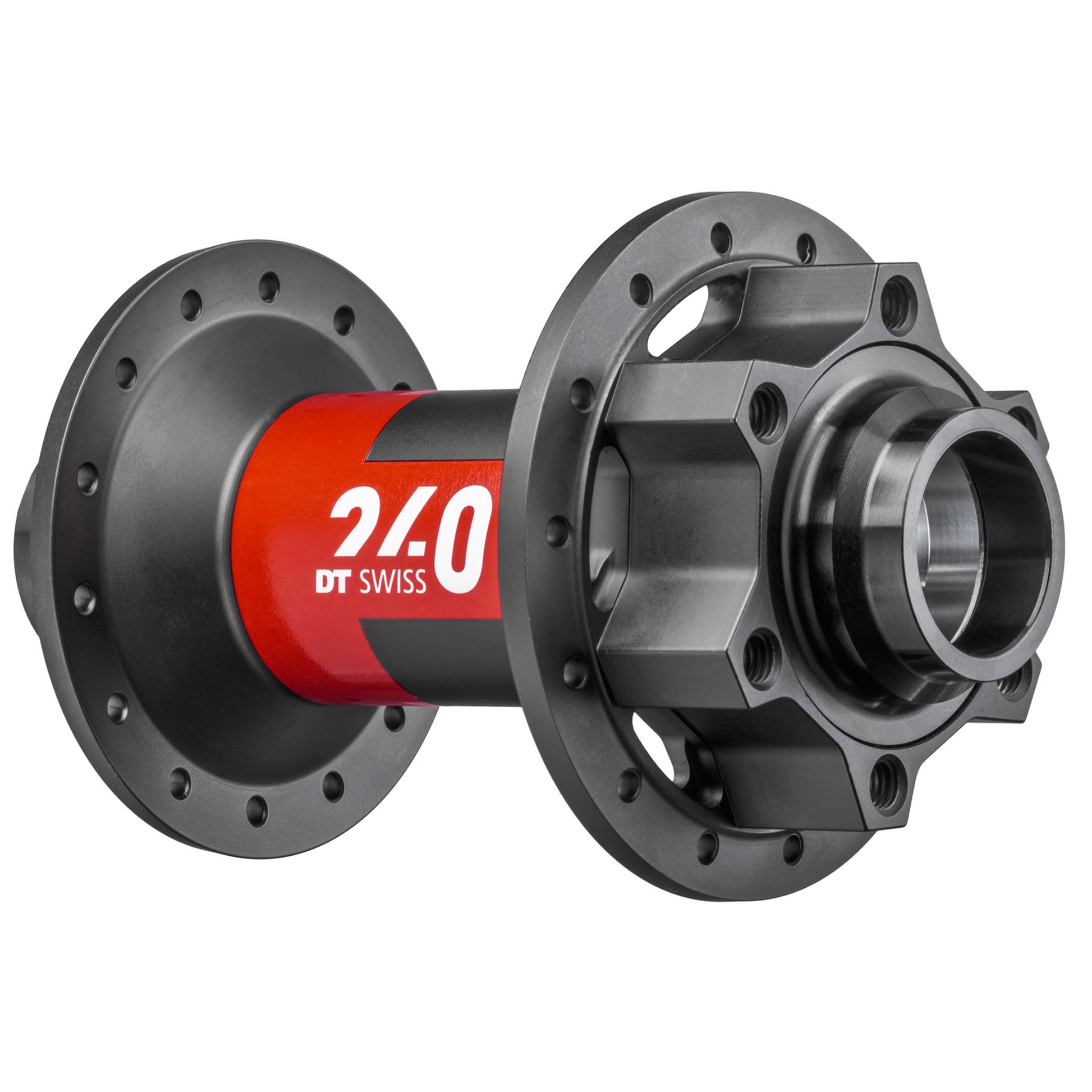 DT Swiss 240 Front Hub - 20 x 110mm DH Boost 6-Bolt Black/Red 32H