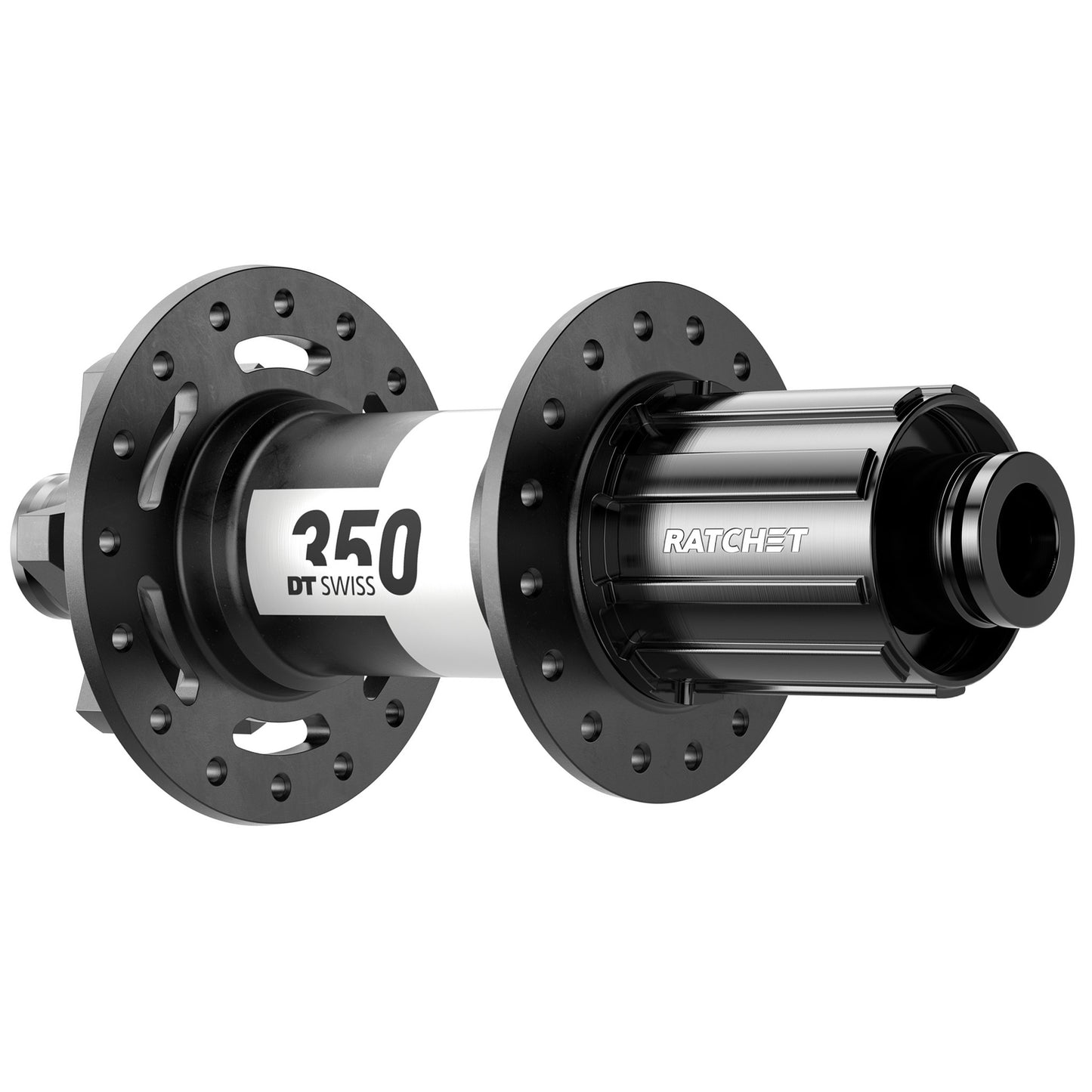 DT Swiss 350 Rear Hub - 12 x 148mm 6-Bolt HG11 MTN Black 28H 36pt