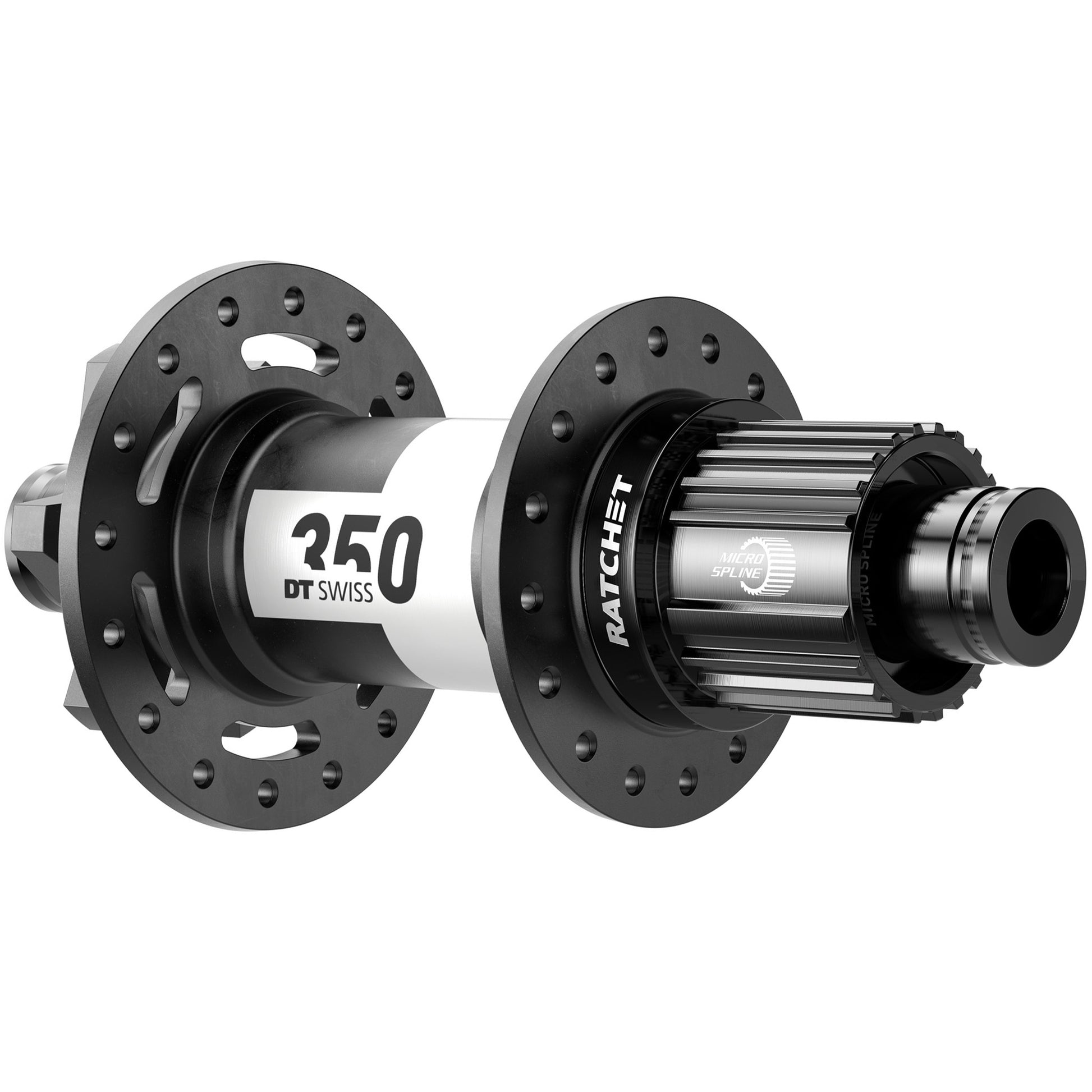 DT Swiss 350 Rear Hub - 12 x 157mm 6-Bolt Micro Spline Black 32H 36pt