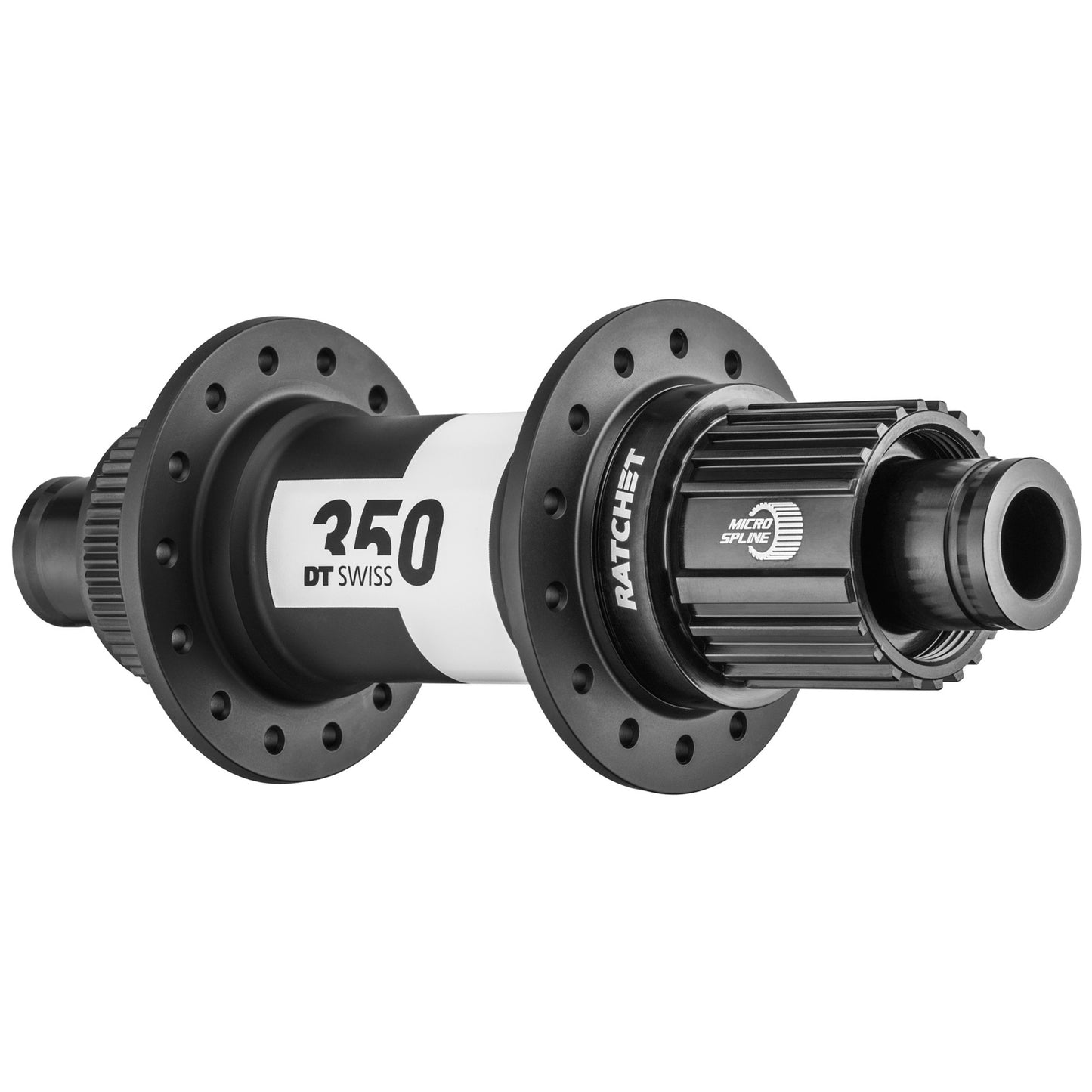 DT Swiss 350 Rear Hub - 12 x 148mm Center-Lock Micro Spline Black 28H 36pt