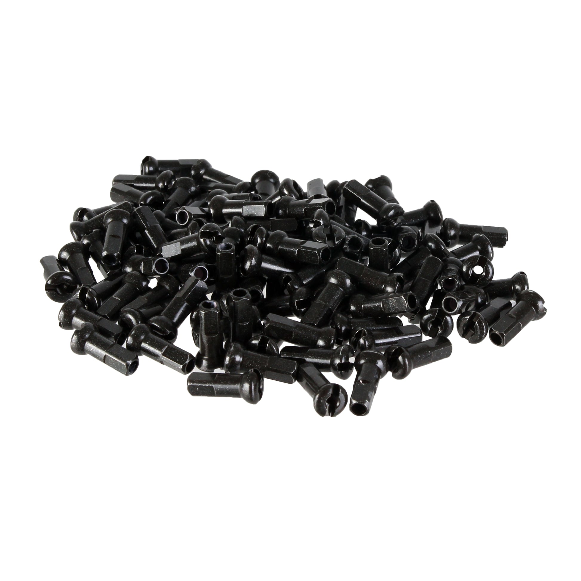 DT Swiss Pro Head Pro Lock Brass Nipples: 2.0 x 12mm Black Box of 100