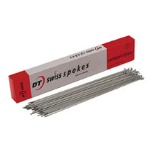 DT Swiss Competition Spoke: 2.0/1.8/2.0mm 296mm J-bend Silver Box of 100