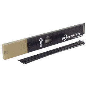 DT Swiss Aerolite 14g Bladed Spoke Black 280mm Each 
