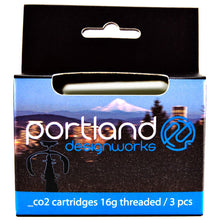 Portland Design Works CO2 Cartridge 16g Threaded 3/Count