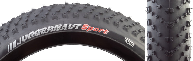 Kenda Juggernaut Sport Tire - 26 x 4.8 Clincher Wire Black 60tpi