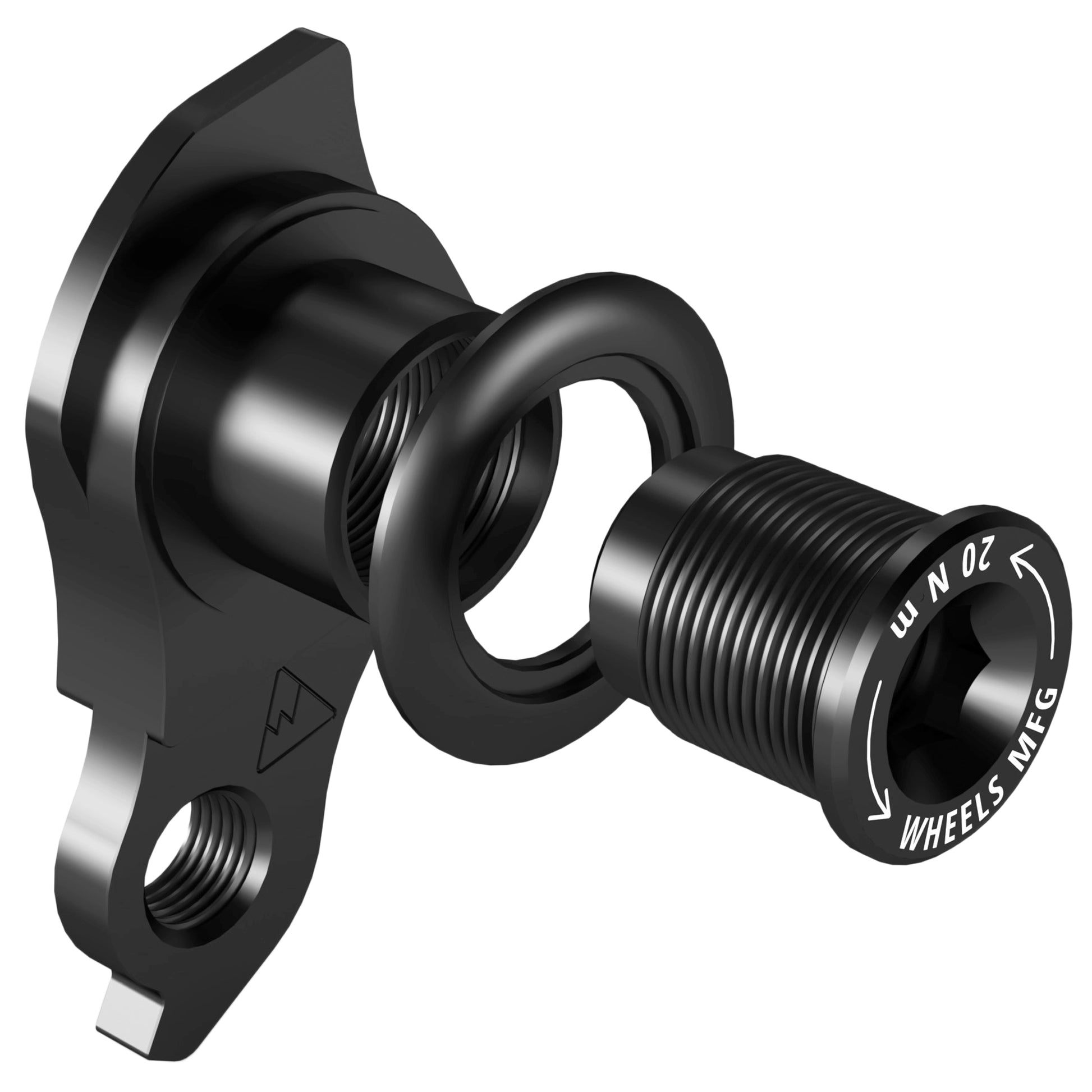 Wheels Manufacturing Universal Derailleur Hanger - 487 For Trek ABP MTB Frames designed to accept SRAM UDH BLK