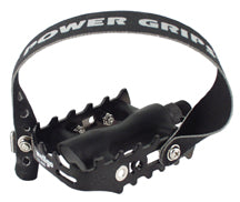 Power Grips Sport Pedal Kit - Plastic 9/16" Black