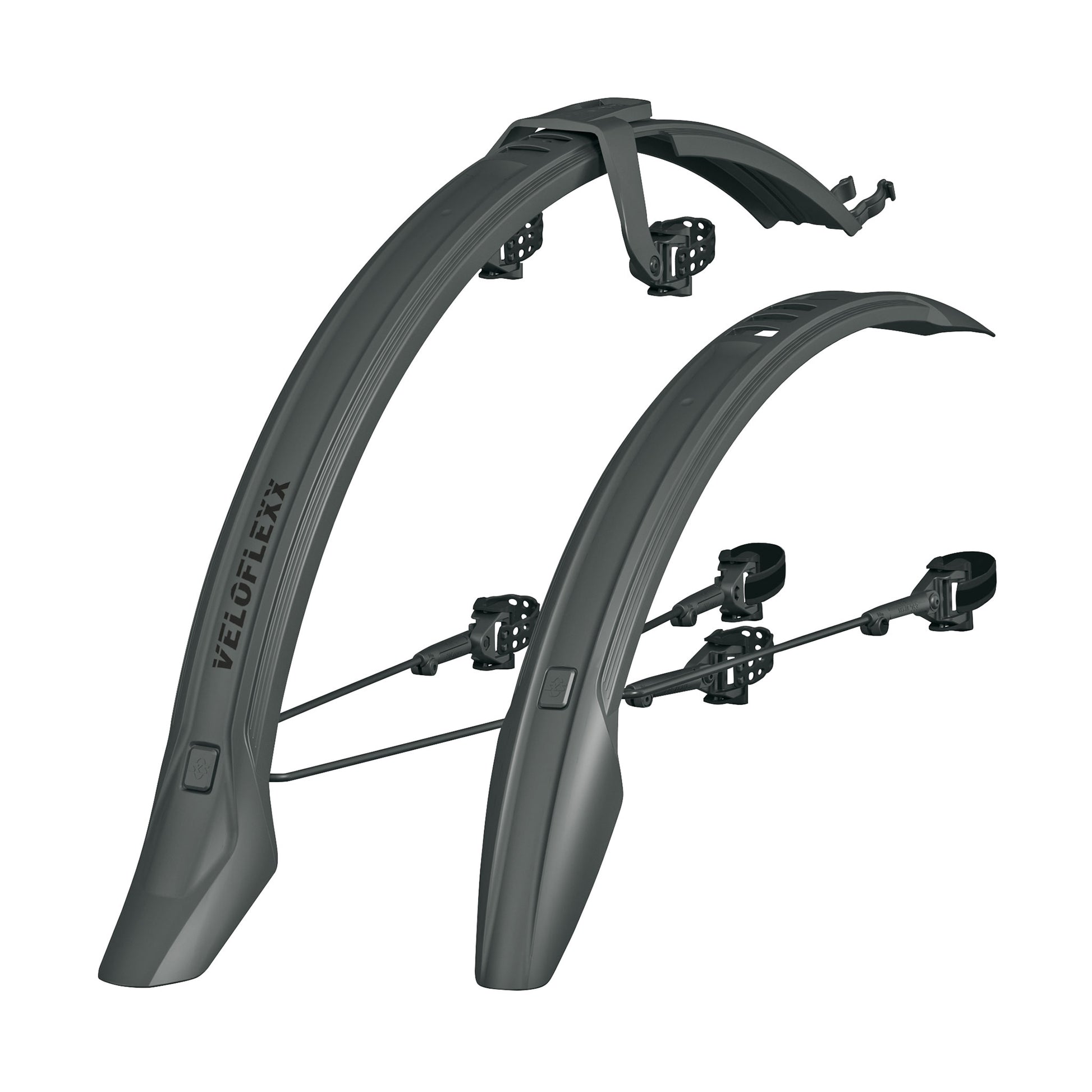 SKS Veloflexx 55 Clip-On Fender Set - 700/26x52 Black